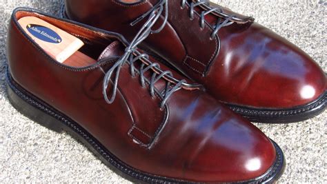 allen edmonds leeds shell cordovan.